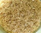 A picture of step 1 of Methi matar pulao.