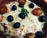 Foto del paso 5 de la receta: Pastel de tortilla con relleno de champiñón