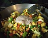A picture of step 2 of Gobhi Paneer.