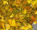 A picture of step 5 of Methi aloo ki sabji.