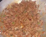 A picture of step 5 of Spaghetti and mince meat #Mykidsfavouritedishcontest.