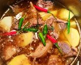 Hình bước làm 2 của món Vịt Nấu Tiêu Xanh