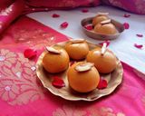 A picture of step 4 of Besan laddu.