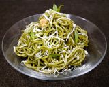 A picture of step 4 of Pesto Spaghetti Pasta.