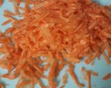 Foto del paso 1 de la receta: Omelette de repollo y zanahoria
