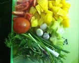 Hình bước làm 3 của món Trùng Trục nấu canh chua