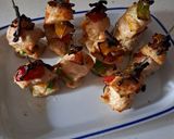 Foto del paso 2 de la receta: Pinchos de pollo en la freidora de aire