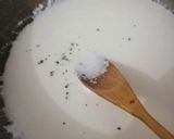 A picture of step 1 of Coconut ladoo.