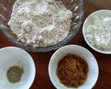 A picture of step 4 of Red rice laddoo / kaikuththal arisi urundai.
