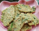 Foto langkah ke 7 dari resep Omelet tahu tempe untuk diet, no oil no salt no butter, MUDAH.