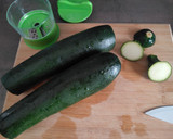 Foto del paso 1 de la receta: Espagueti de calabacín en salsa de yogurt. (mar y montaña)