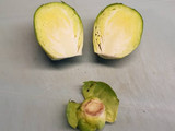 Repollo de Bruselas salteados