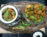 A picture of step 7 of Amla with green chilli pickle.