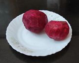 A picture of step 1 of Beetroot smoothie.