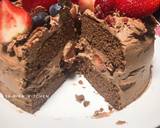 Strawbery Chocolate Short Cake Klasik &Lembut langkah memasak 15 foto