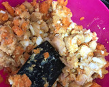 Foto del paso 11 de la receta: Empanadillas de pollo, huevo y batata (versión mambo y normal)