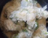 A picture of step 2 of Creamy Garlic Parmesan Brussels Sprouts (low carb).