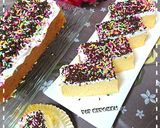 Foto langkah ke 8 dari resep Simple sponge cake lembut no sp (topping meises).