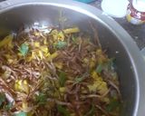 A picture of step 4 of Paneer biryani.