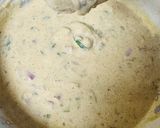 A picture of step 1 of Jowar Chilla.