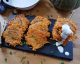 A picture of step 7 of Butternut Squash Fritters with Herbs.