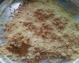 A picture of step 1 of Besan Halwa.