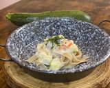 Cukkiniragu Fettuccine metélttel recept fázis 2 fotója