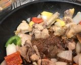 A picture of step 4 of Chicken and Pineapple.