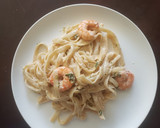 Foto del paso 11 de la receta: Fetuccini a la Alfredo con camarones, versión chilanga