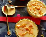 A picture of step 2 of Papaya with sago.