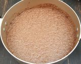 Foto langkah ke 3 dari resep Puding Brownies Marmer.