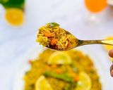 A picture of step 7 of Orange rice.