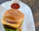 A picture of step 5 of Black Bean Burger Recipe.