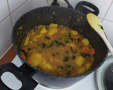 Foto del paso 5 de la receta: Guiso de lentejas rojas y espinacas al curry
