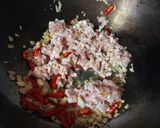 Foto langkah ke 3 dari resep Tumis Terong Hijau Ayam dan Tauco.