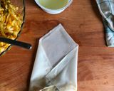 Foto langkah ke 9 dari resep Lumpia rebung / Bamboo shoot spring roll.