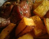 Foto del paso 6 de la receta: Cerdo especiado al horno con calabazas