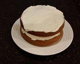 A picture of step 14 of Cinnamon Layer Cake with Cinnamon Buttercream Filling/Frosting.