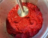 Narancsos epres-málnás krémleves vanília fagylalttal és csoki öntettel 🌸 recept fázis 1 fotója