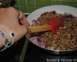 A picture of step 3 of Persian cucumber stew.