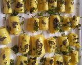 खांडवी (Khandvi recipe in hindi) रेसिपी चरण 4 फोटो