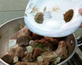 A picture of step 4 of Chanp Boti Masala.