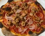 Foto del passaggio 6 della ricetta Pizza con lievito madre 24 ore di lievitazione