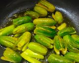 A picture of step 1 of Kundru ki sabzi.