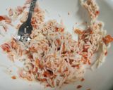 A picture of step 4 of Fried scallop and kani mayo don.