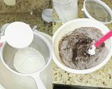 Foto del paso 1 de la receta: Cup cakes de chocolate rellenos y decorados con fudge!💕