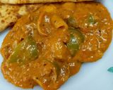 A picture of step 11 of Onion Capsicum Masala.