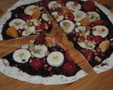 A picture of step 11 of Chocolate Pizza.