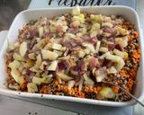 Une image de l'étape 14 de Gratin de quinoa au fenouil, carottes et mozzarella.