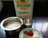 A picture of step 1 of Maize Murukku#flourchallenge.